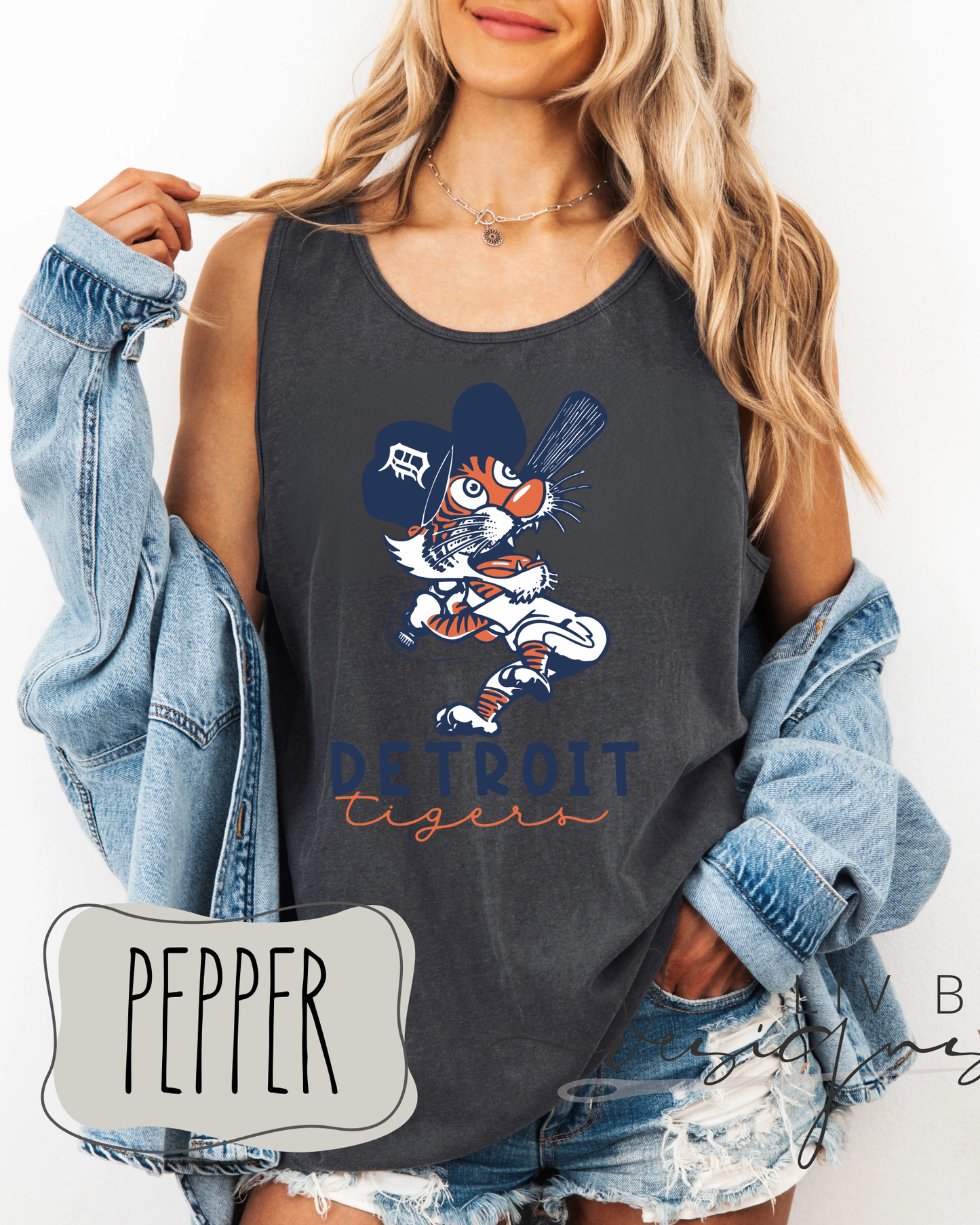 Detroit Baseball-Inspired Unisex Tank Top, Perfect for Summer, Sports Fans, Casual Wear, Gift for Him/Her, Outdoor Activities