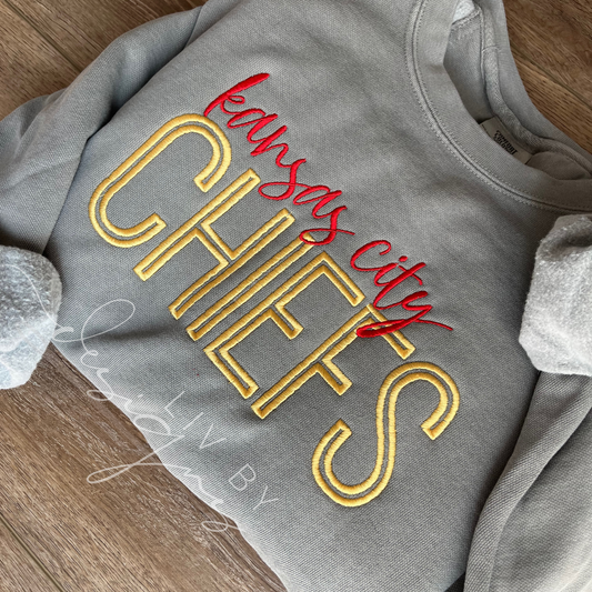 Customized Football Team Crewneck | Football Team Apparel - Comfort Color Pullover