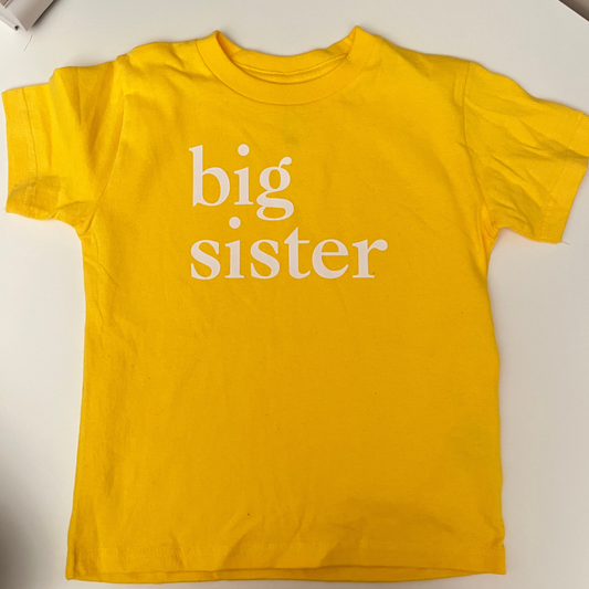 Big Sister Toddler Tee