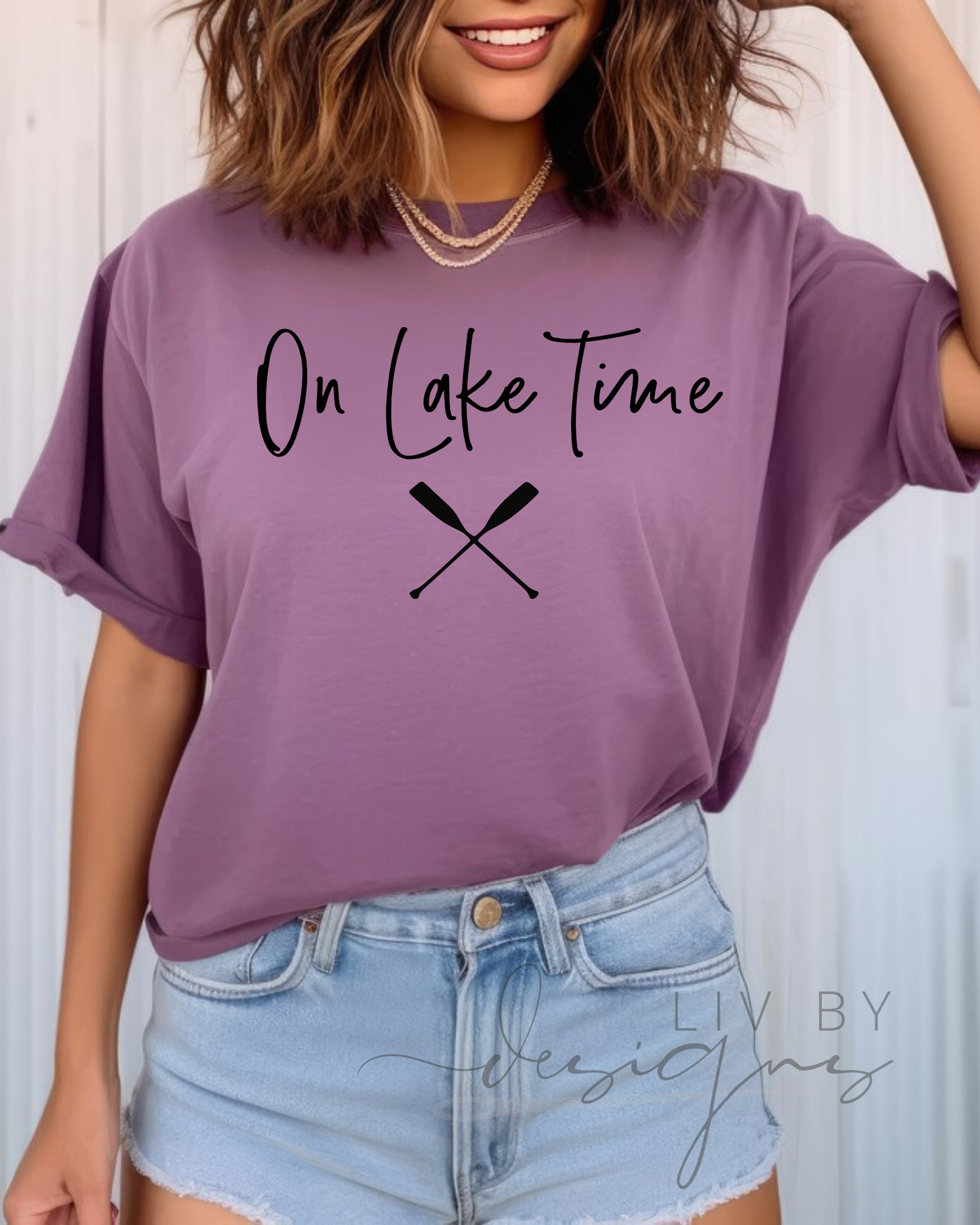 On Lake Time Comfort Colors T-Shirt | Summer Comfort | Lake Life Tshirt