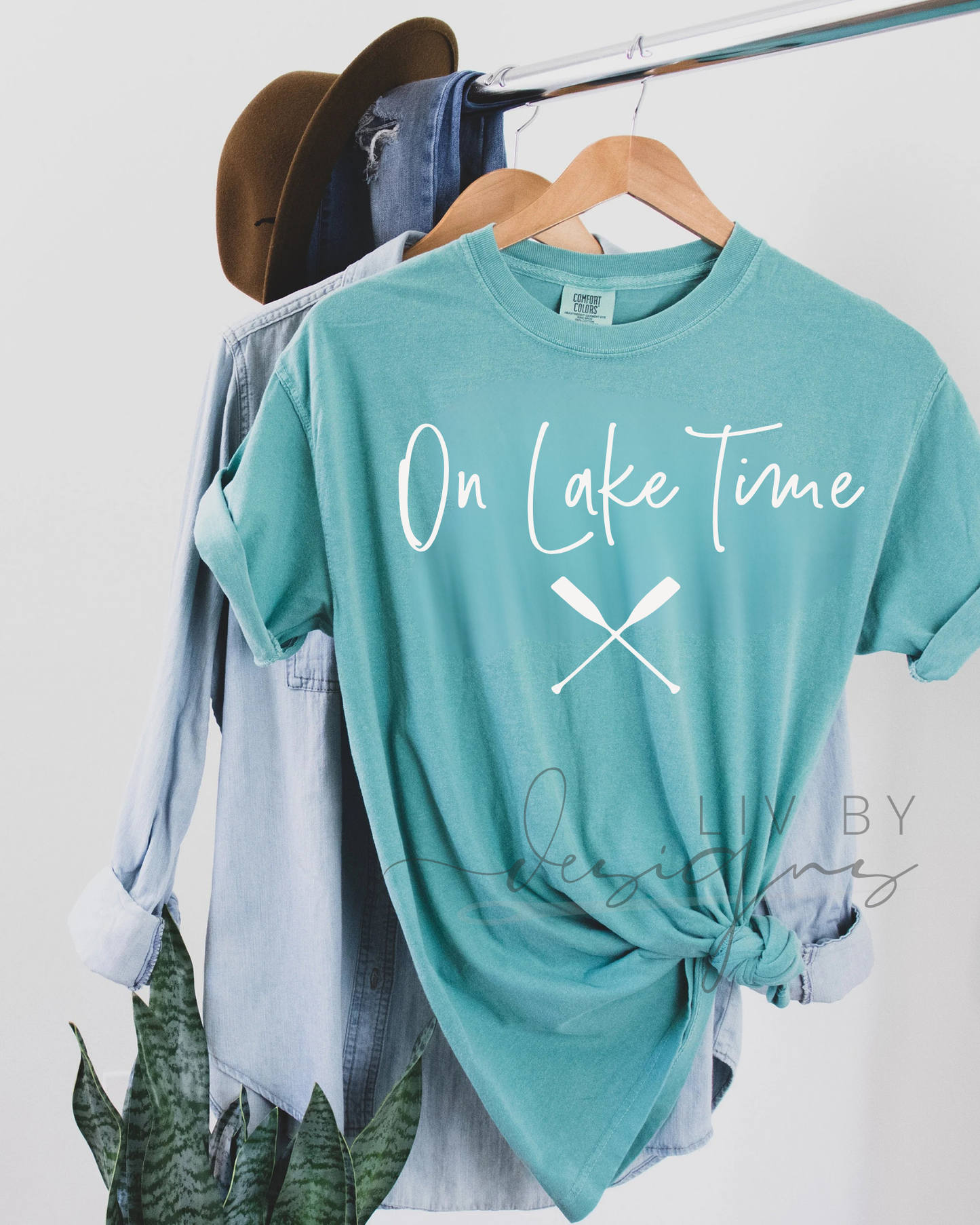 On Lake Time Comfort Colors T-Shirt | Summer Comfort | Lake Life Tshirt