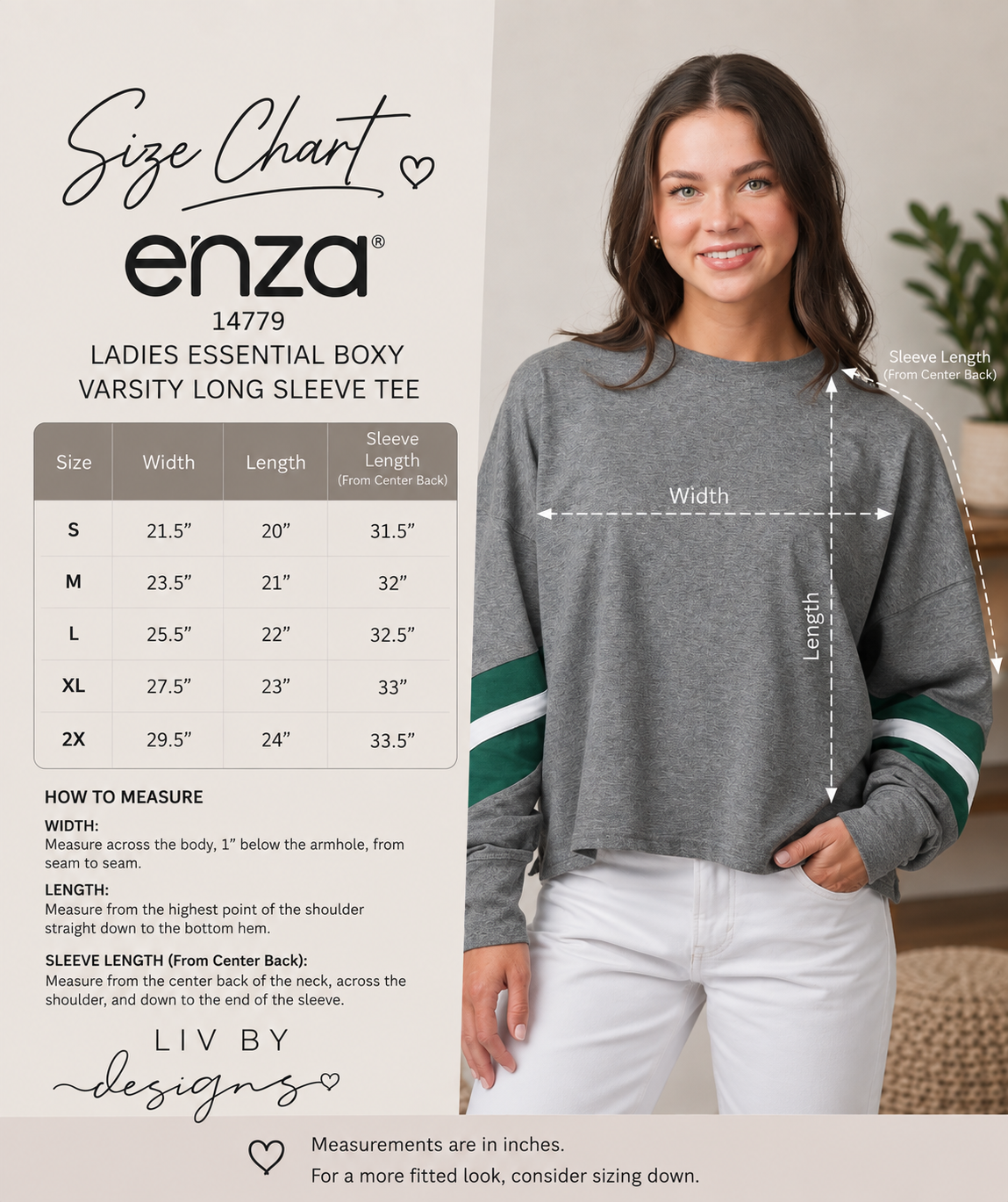 Women's Boxy Long Sleeve Central Spirit