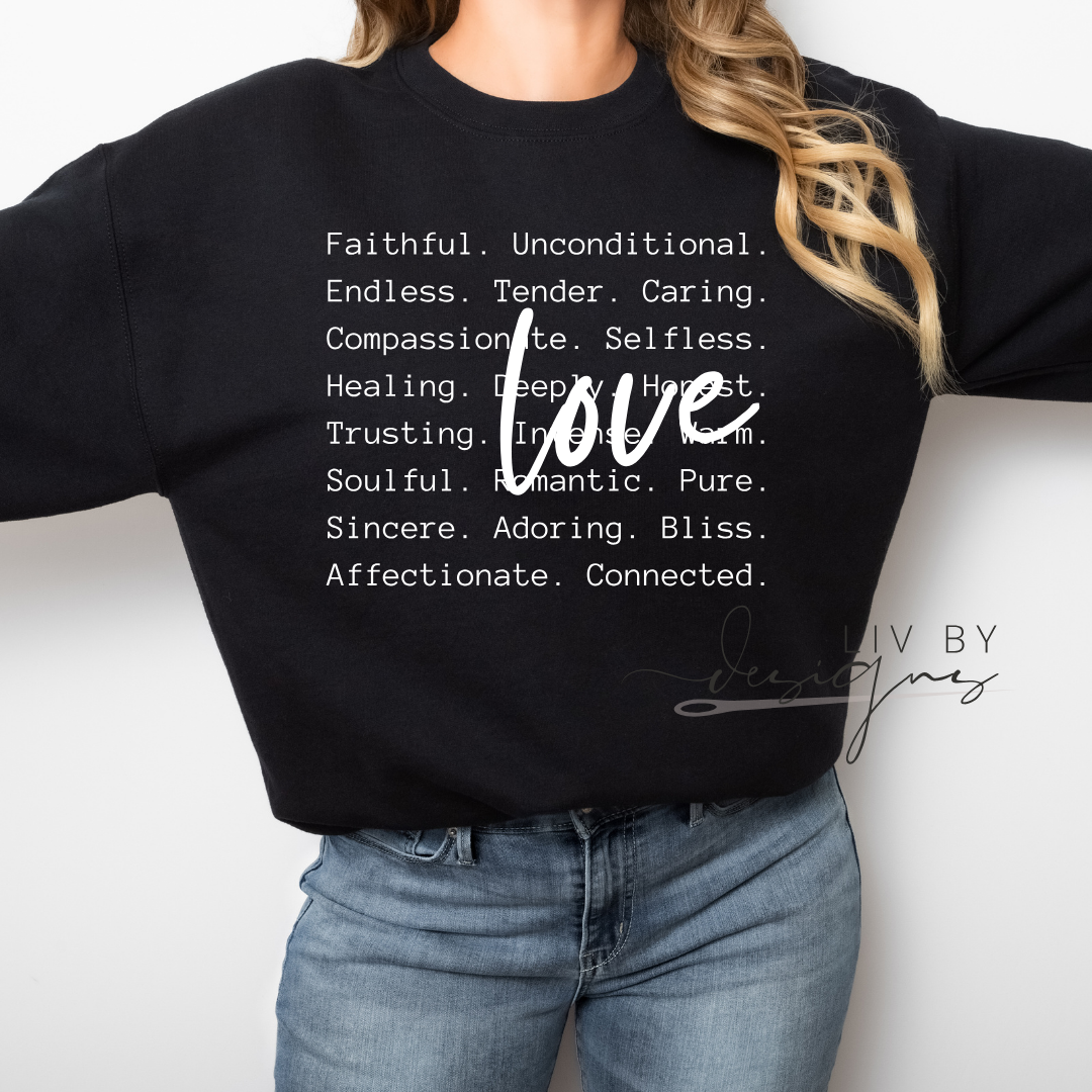 “God Says You Are” Crew | Faithful and Loved Pullover
