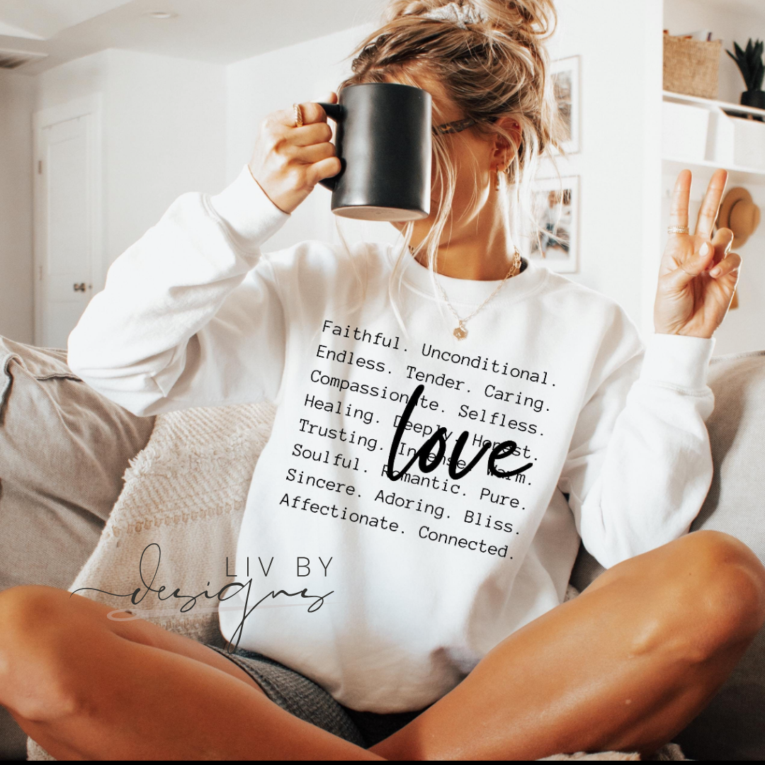 “God Says You Are” Crew | Faithful and Loved Pullover