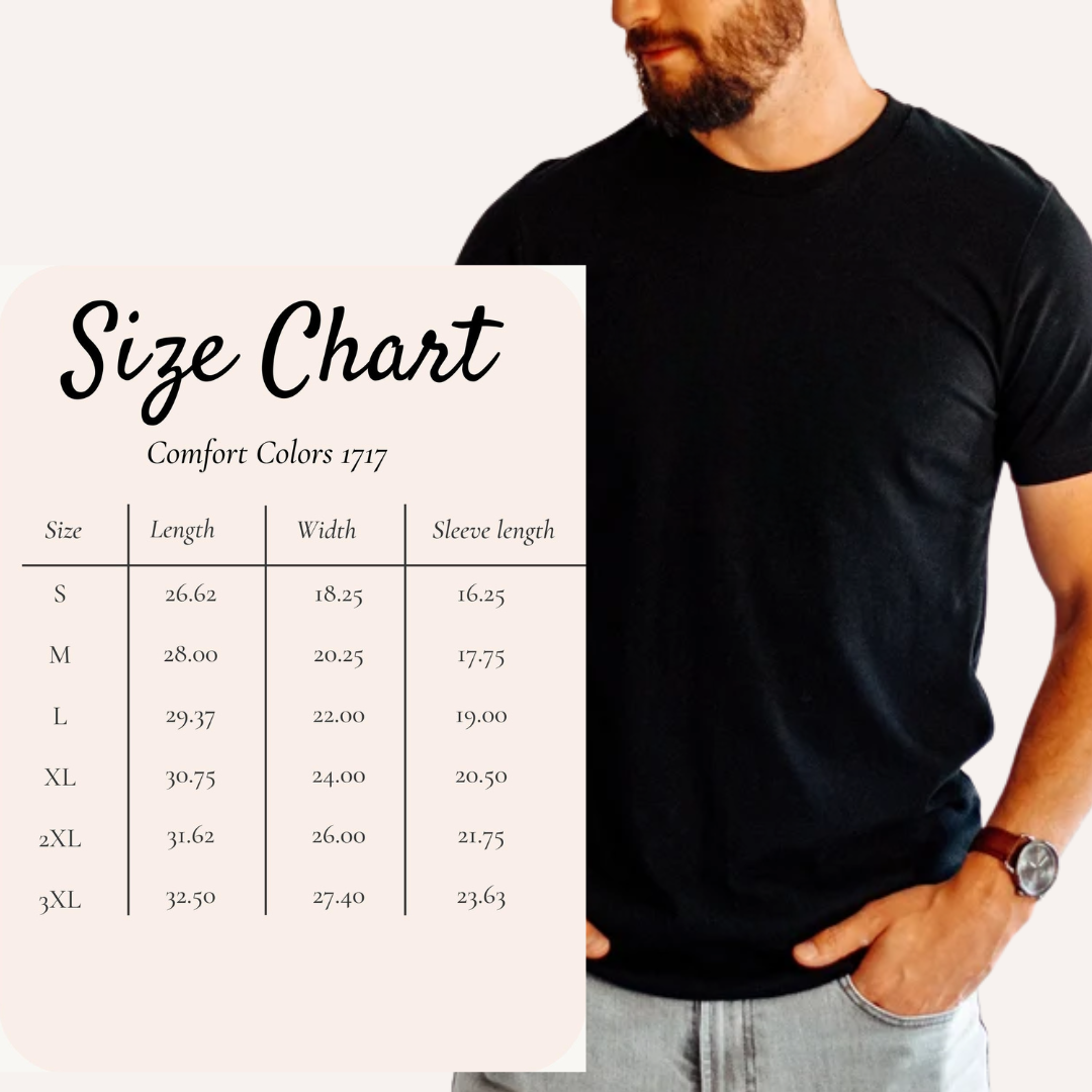 Embroidered Pocket Logo Custom Name - Comfort Colors Short Sleeve Pocket Tee | Father's Gift Shirt | Father's Day Gift | New Grandpa Shirt