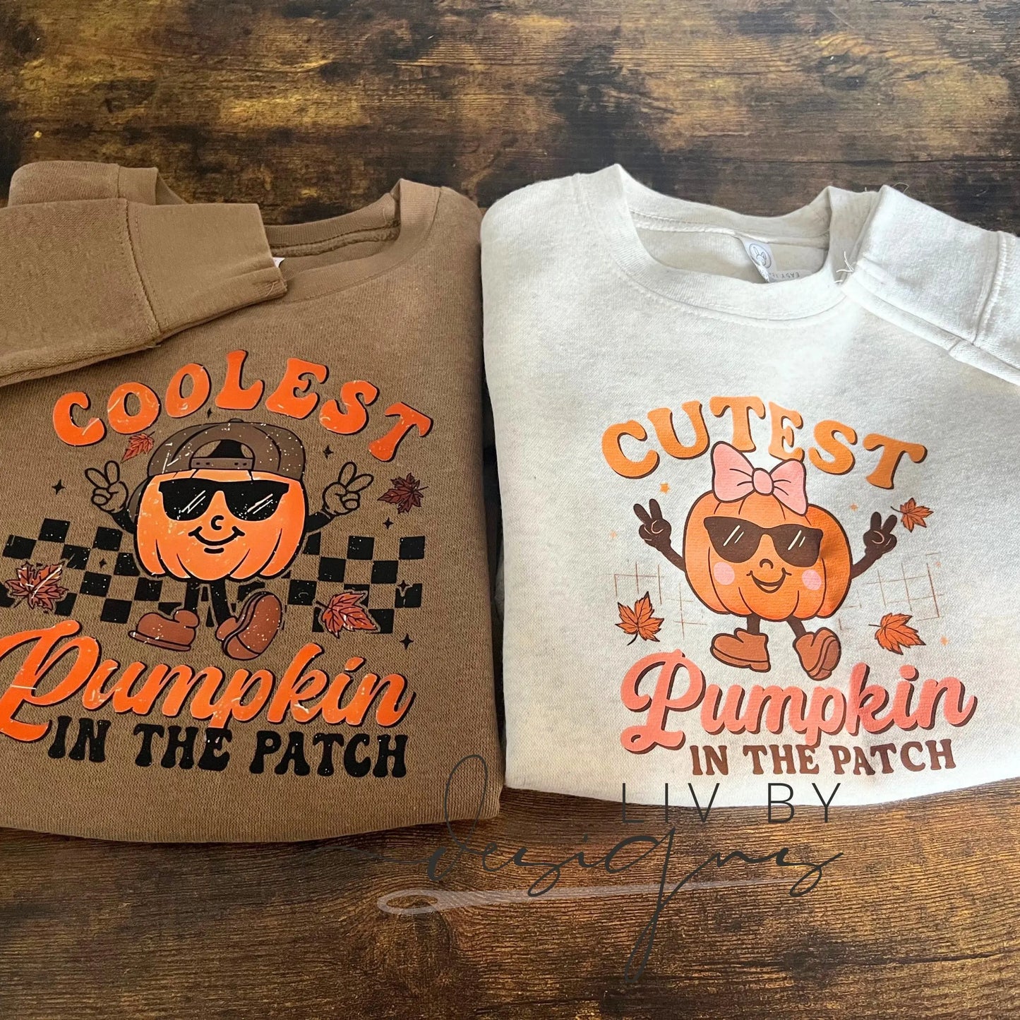 Cutest Pumpkin Toddler Crewneck | Fall Halloween Sweatshirt | Rabbit Skins DTF Shirt | Coolest Pumpkin Patch Outfit | Kids Fall Sweater