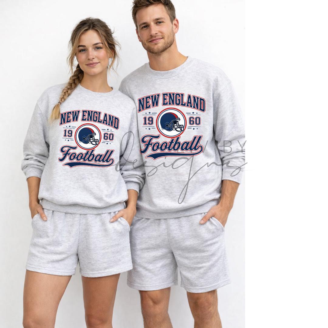 Vintage New England Football Sweatshirt | Game Day Pullover (etsy image id: 7701041741)
