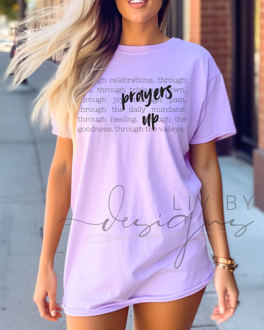 I send my Prayers up | thsirts for the seasons in life - Comfort Colors