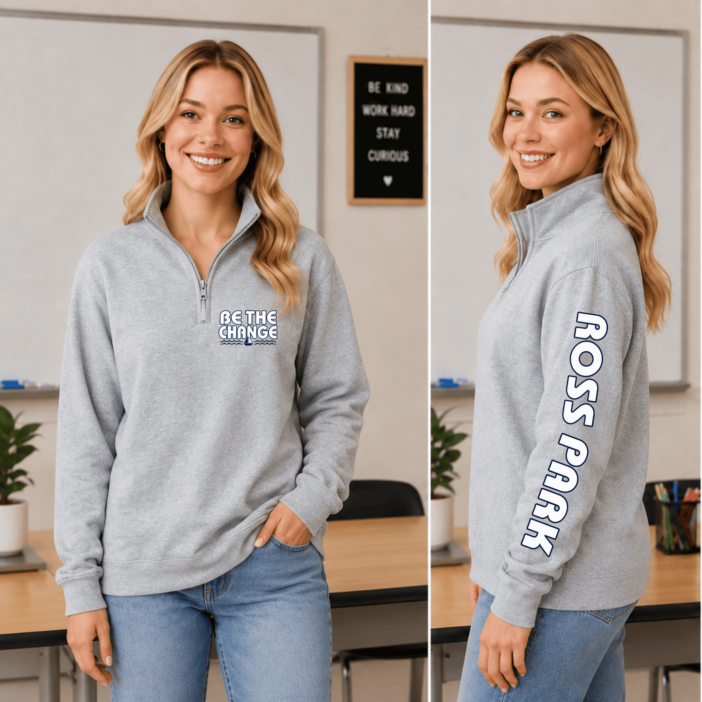Be the Change Quarterzip