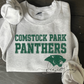 Comstock Park Panthers Homecoming Crewneck | Gildan Heavyweight Sweatshirt | Sublimated Spirit Wear | School Pride Shirt | Game Day Apparel