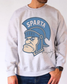 Spartan Retro Spirit Crew | Gildan Game Day Crew | Sublimated Spartan Graphic