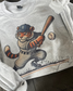 Hitting Tiger Detroit Baseball-Inspired Crewneck | Vintage-Style Gildan Sweatshirt for Tiger fans | Game Day Tiger Apparel