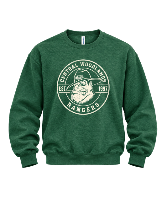 Central Woodlands Circle Logo - Rangers Crewneck / Hoodie