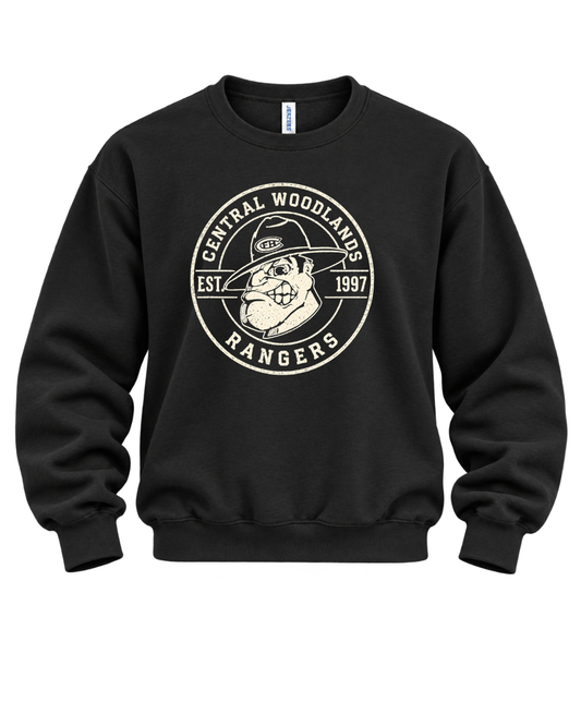 Central Woodlands Circle Logo - Rangers Crewneck / Hoodie