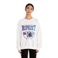 Football 'Bufroit' Crewneck Sweatshirt – Vintage Helmet College-Style Pullover