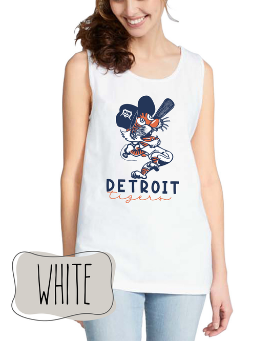 Detroit Baseball-Inspired Unisex Tank Top, Perfect for Summer, Sports Fans, Casual Wear, Gift for Him/Her, Outdoor Activities