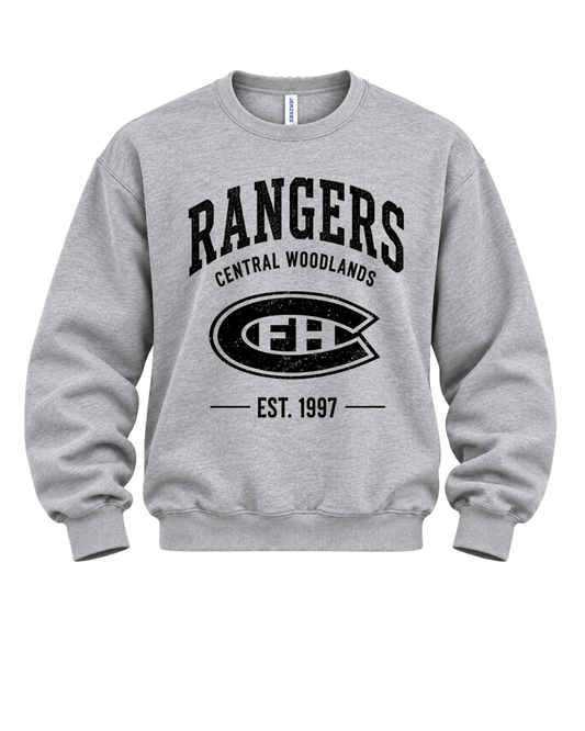 Block Letter Rangers Crewneck / Hoodie