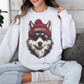 Kansas City Football Crewneck | Gildan Heavyweight Sweatshirt | Spirit Animal Sublimated Game Day Outfit | Cozy Chiefs Football Fan Apparel