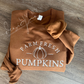 Farm Fresh Pumpkins Embroidered Crewneck