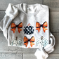Polka-Dot Pumpkins & Bows Jerzees Crewneck
