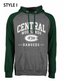 Colorblock Fleece Hoodie Central Spirit