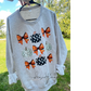 Polka-Dot Pumpkins & Bows Jerzees Crewneck