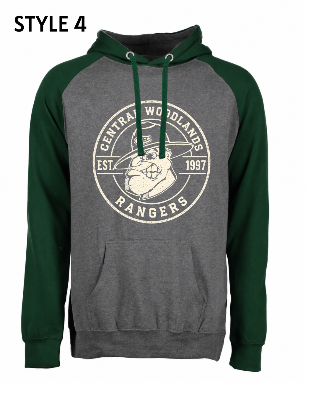 Colorblock Fleece Hoodie Central Spirit