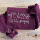 Tis the Season Crewneck | Embroidered Holiday Sweater | Cozy Holiday Pullover