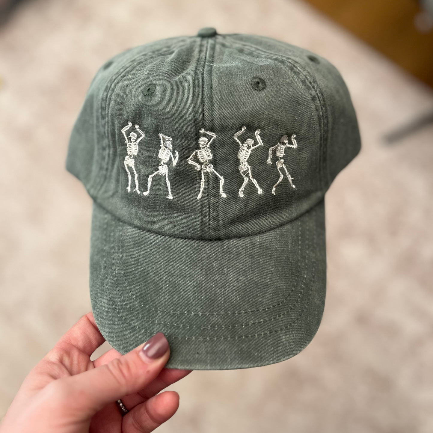 Dancing Skeleton Baseball Cap