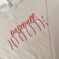 Embroidered Auntie Baseball Crew