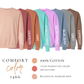 Choose Joy in the Journey Simple Lightweight comfort color crewneck | Be positive pullover | Choose Joy Lightweight wear embroidery |