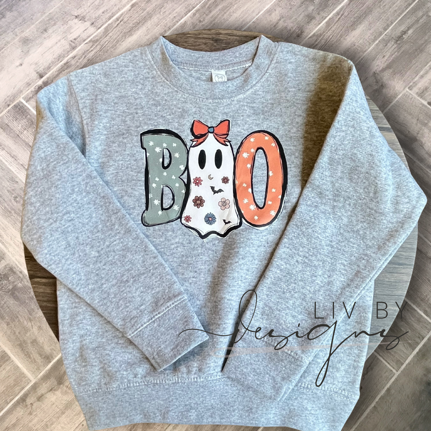 BOO Halloween Crewneck for Toddlers and kids | Family Matching Cute Halloween Crews | Family Fall Attire that matches