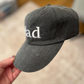 Embroidered Dad Adjustable Strap Baseball Cap