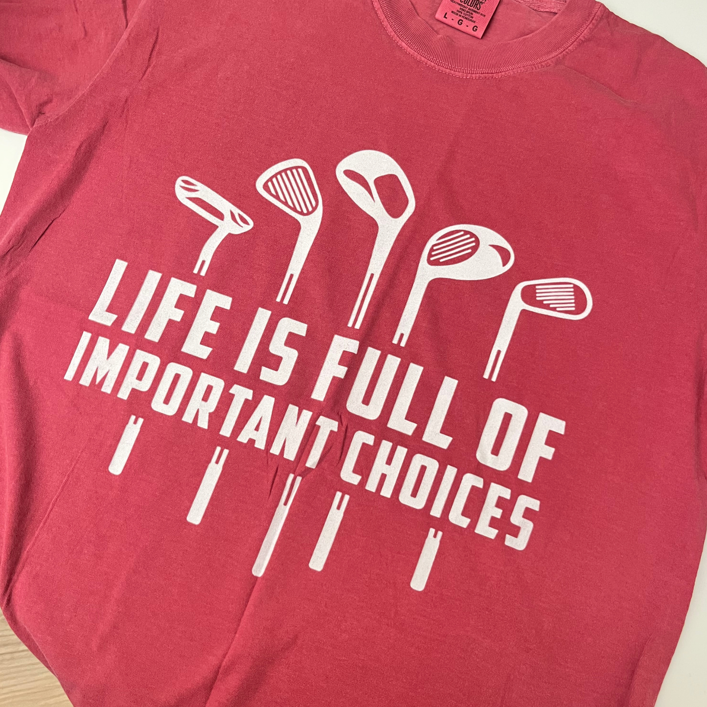 Golf Tee - Comfort Colors