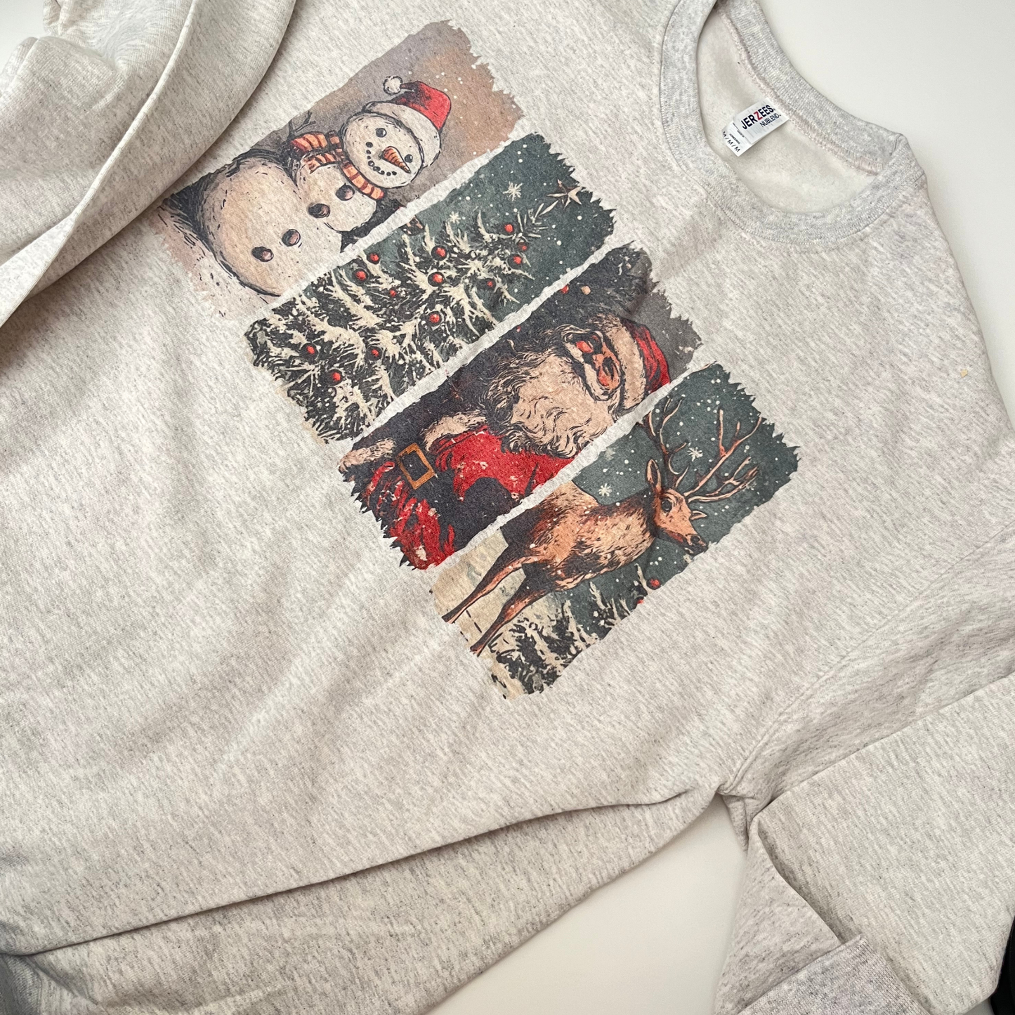 Christmas Retro Sublimated Crew