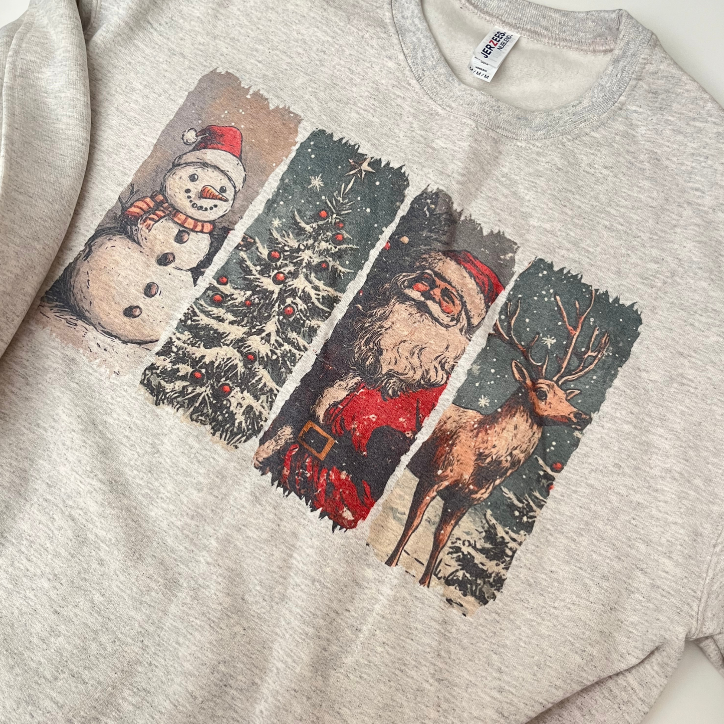 Christmas Retro Sublimated Crew