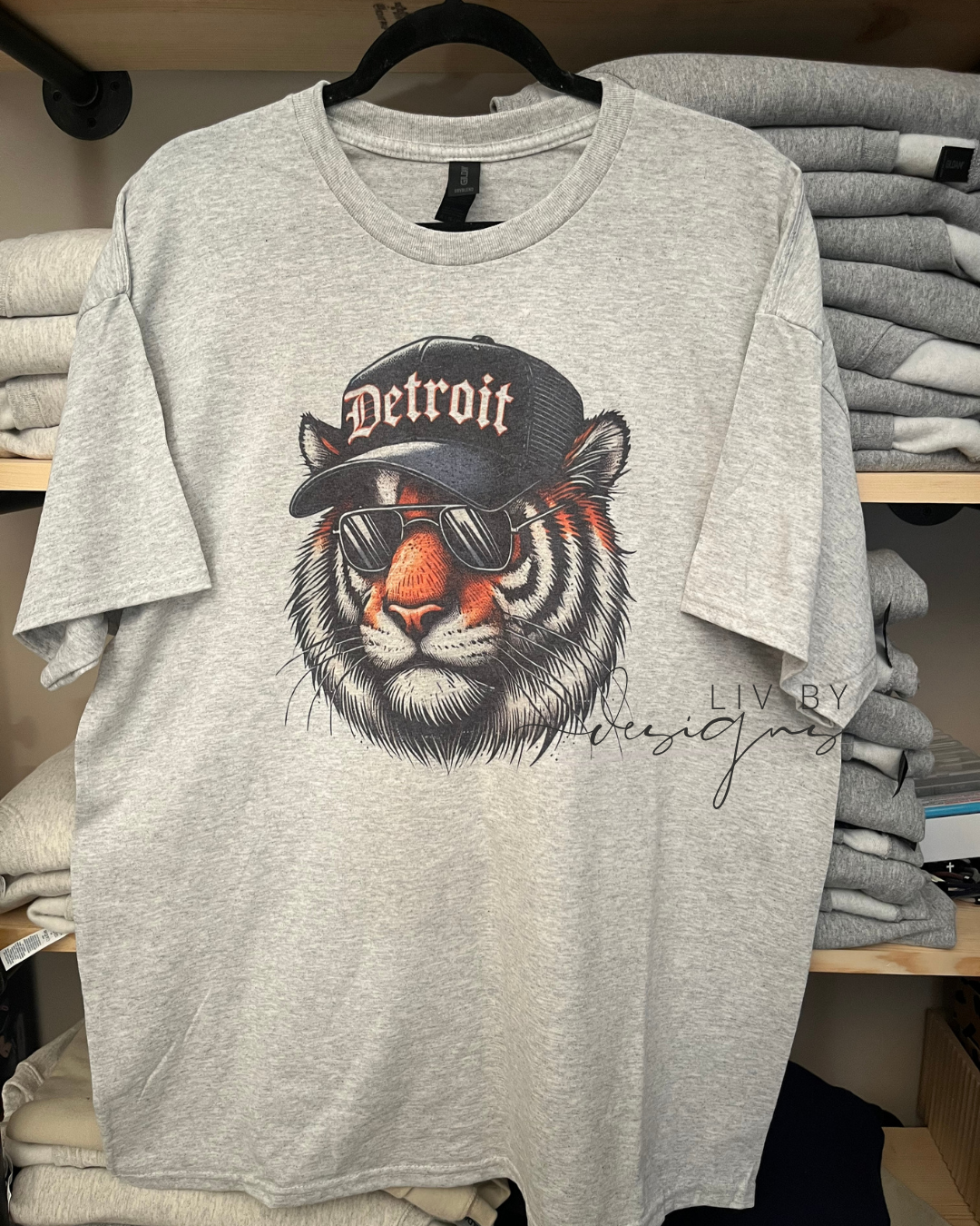 Detroit Tiger Themed Tee - slight misprint