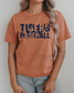 Split Logo Tigers Baseball Comfort Colors T-Shirt or Long Sleeve | Baseball Lover Attire for Detroit Tiger Fans