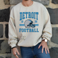 Detroit Football Crewneck Sweatshirt | Sunday Football, Detroit Style | Game Day Pullover | Detroit Football Fan Gift