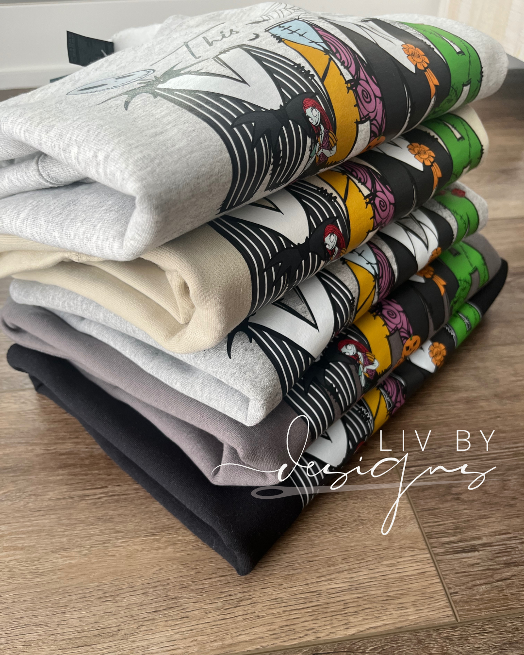 This Mama Loves Her Nightmares Crewneck l This Mama Loves Her Nightmare Shirt l Nightmare Before Christmas Crewneck l Nightmare Before Xmas