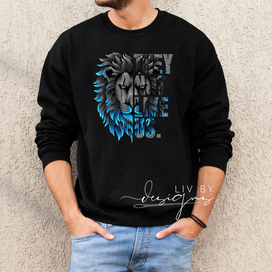 They not like us: Detroit Football Crewneck Sweatshirt | Sunday Football, Detroit Style | Game Day Pullover | Detroit Football Fan Gift