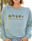 Coffee and Jesus Embroidered Bella and Canvas Crewneck