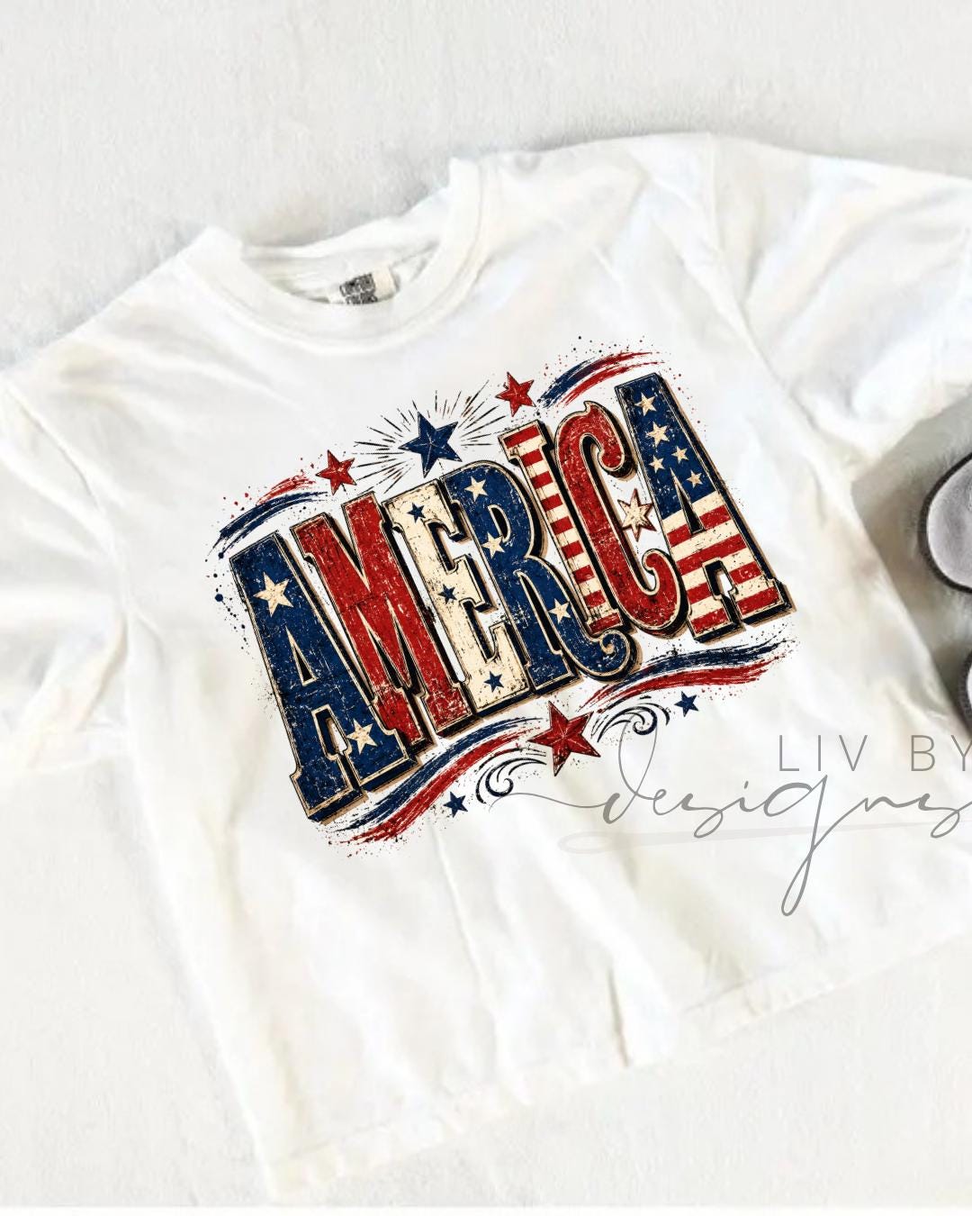 America Comfort Colors Crop Top | Patriotic Cropped Tee | USA Graphic Tee __etsy:8117381826