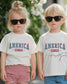 America Est. 1776 Kids Shirt | Patriotic Toddler Tee | Fourth of July Kids Graphic Tee __etsy:8160494557