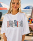 America Patriotic Patchwork Tee | Comfort Colors 1717 | Fourth of July Shirt | Retro USA Graphic Tee __etsy:8112787022