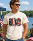America Patriotic Shirt | Vintage USA Fourth of July Tee | Unisex Patriotic Graphic T-Shirt __etsy:8117289480