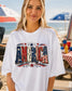 America Patriotic Shirt | Vintage USA Fourth of July Tee | Unisex Patriotic Graphic T-Shirt __etsy:8117289294