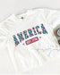 America Stars Graphic Crop Top | Comfort Colors Patriotic 250th Year Celebration Cropped T-shirt for the 4th of July __etsy:8035188110