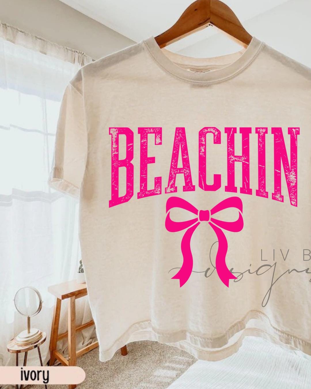 BEACHIN Comfort Colors Crop Top __etsy:8090838521