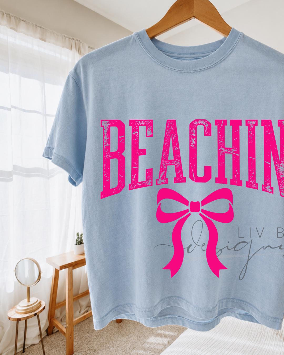 BEACHIN Comfort Colors Crop Top __etsy:8042925406